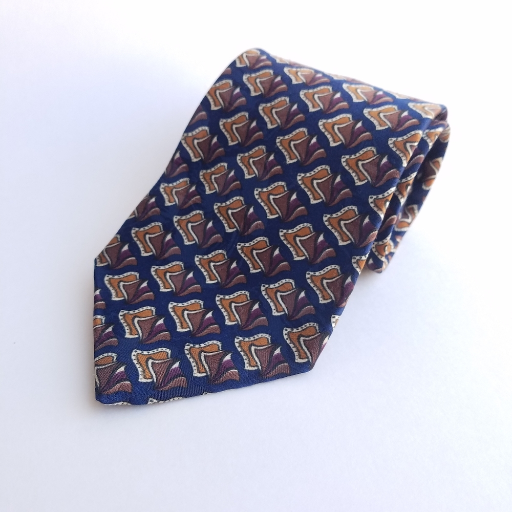 Christian Dior Monsieur navy blue neck tie Old Money Classic